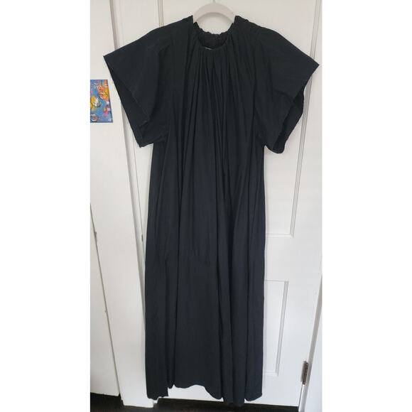 MM6 Maison Margiela Black Maxi Dress - Elegant & Timeless Sz 42 - Picture 6 of 10
